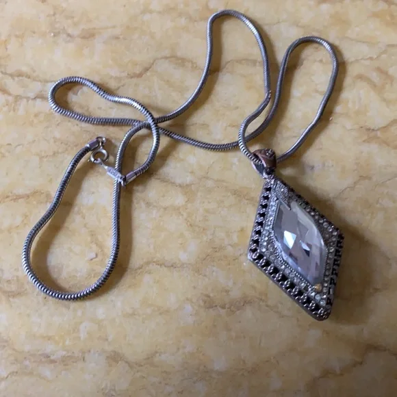 Antique Monet crystal necklace